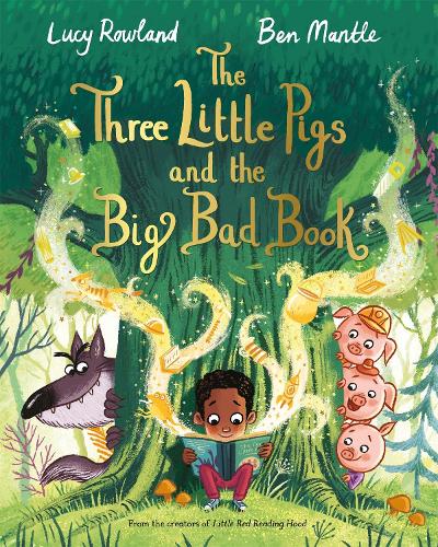 Паперова книга «The Three Little Pigs and the Big Bad Book», автор Люсі Роуленд - фото №1