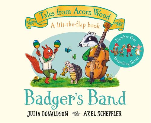 Паперова книга «Badger's Band: A Lift-the-flap Story», автор Джулія Дональдсон - фото №1
