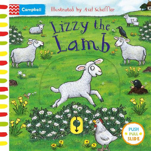 [object Object] «Lizzy the Lamb: A Push, Pull, Slide Book», автор Campbell Books - фото №1
