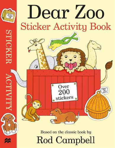 Бумажная книга «Dear Zoo Sticker Activity Book», автор Род Кэмпбелл - фото №1