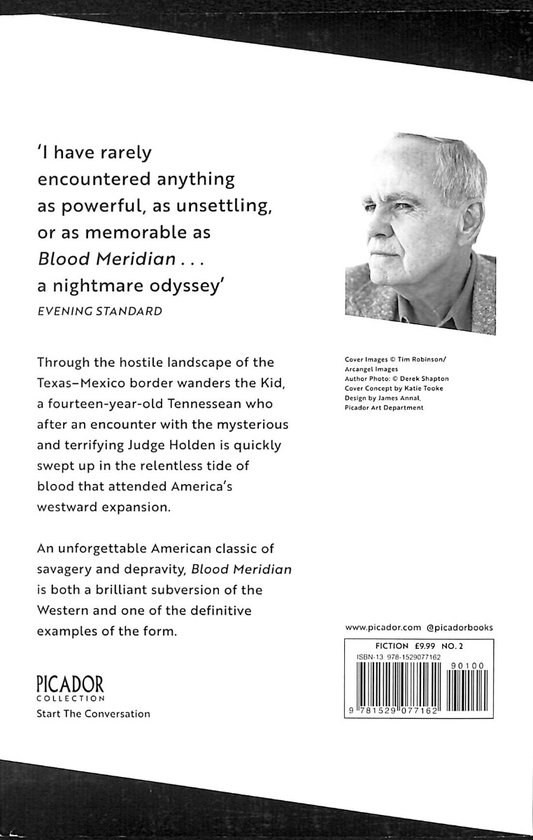 Бумажная книга «Blood Meridian», автор Кормак Маккарти - фото №1