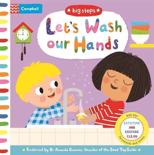 Паперова книга «Let's Wash Our Hands: Bathtime and Keeping Clean», автор Campbell Books - фото №1