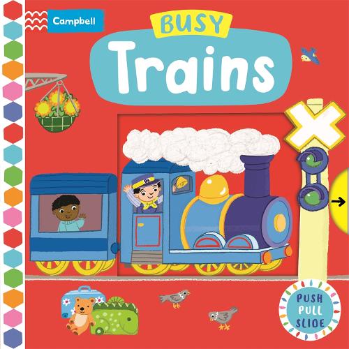 Паперова книга «Busy Trains», автор Campbell Books - фото №1