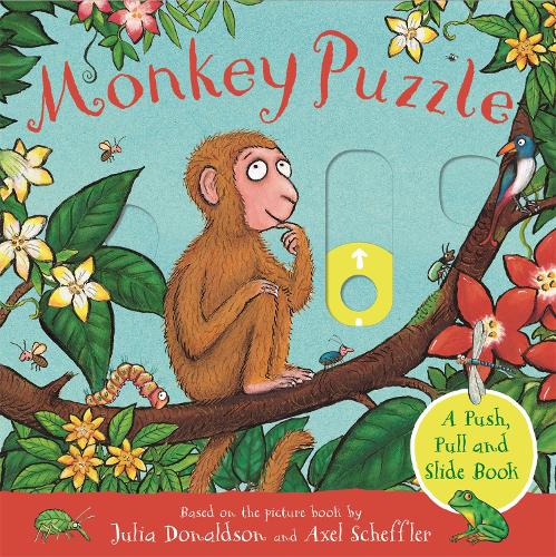 [object Object] «Monkey Puzzle: A Push, Pull and Slide Book», автор Джулия Дональдсон - фото №1