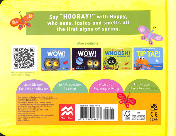 Бумажная книга «Hooray for Hoppy», автор Тим Хопгуд - фото №1