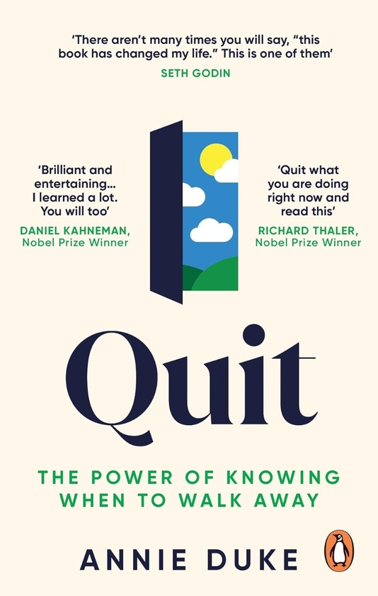 Бумажная книга «Quit: The Power of Knowing When to Walk Away», автор Энни Дьюк - фото №1
