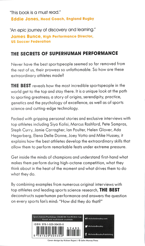 Паперова книга «The Best. How Elite Athletes Are Made», авторів Марк Вільямс, Тім Уігмор - фото №1