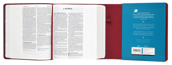 Бумажная книга «NIV Journalling Plum Soft-tone Bible with Clasp» - фото №1