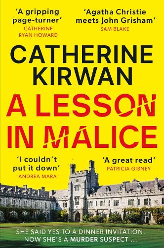 Паперова книга «A Lesson in Malice: A gripping, atmospheric murder mystery that will keep you turning the pages», автор Кетрін Кірван - фото №1