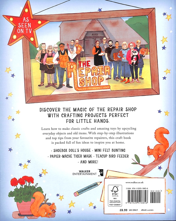 Бумажная книга «The Repair Shop Craft Book» - фото №1