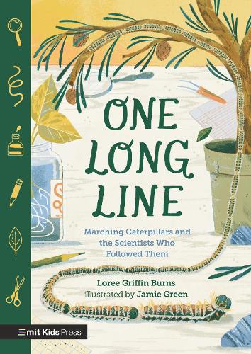 Паперова книга «One Long Line: Marching Caterpillars and the Scientists Who Followed Them», автор Лорі Гріффін Бернс - фото №1