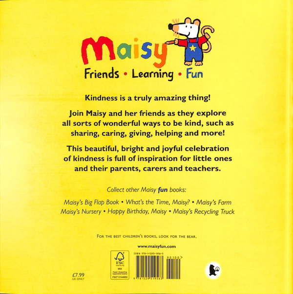 Бумажная книга «Maisy's Big Book of Kindness», автор Люси Казенс - фото №1