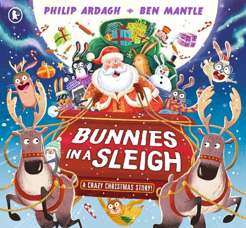 Бумажная книга «Bunnies in a Sleigh: A Crazy Christmas Story!», автор Филип Арда - фото №1