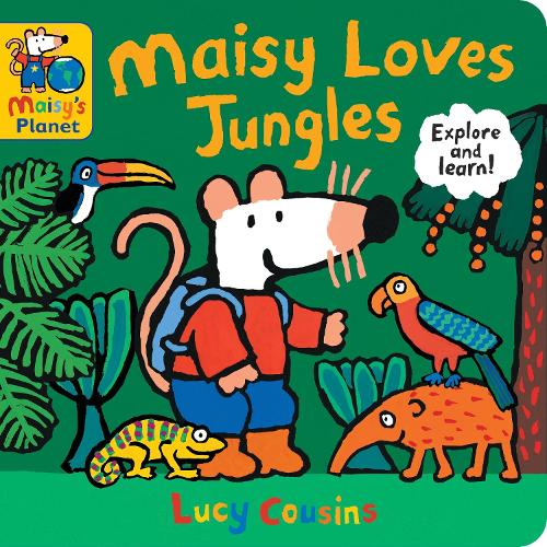 [object Object] «Maisy Loves Jungles: A Maisy's Planet Book», автор Люси Казенс - фото №1