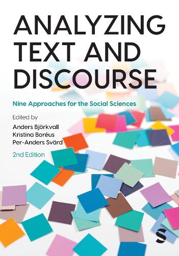 [object Object] «Analyzing Text and Discourse: Nine Approaches for the Social Sciences», авторів Андерс Бйорквалл, Крістіна Борей, Пер-Андерс Свард - фото №1