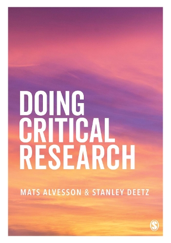 Паперова книга «Doing Critical Research», автор Матс Альвессон - фото №1
