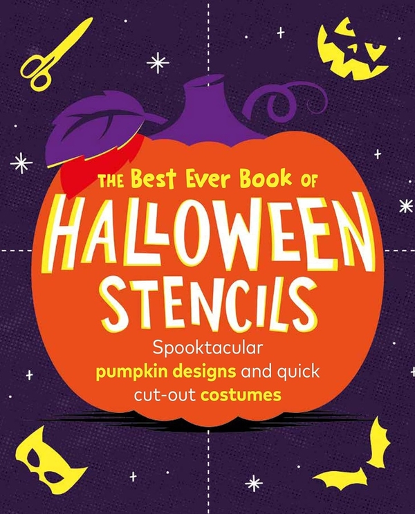 Бумажная книга «The Best Ever Book of Halloween Stencils: Spooktacular pumpkin designs and quick cut-out costumes» - фото №1
