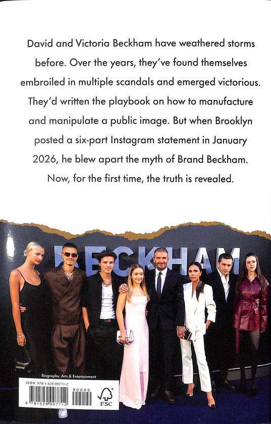 Paper book «Brand Beckham: The Fame. The Feuds. The Fallout», author Alison Boshoff - фото №1