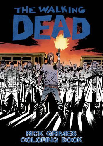 Бумажная книга «The Walking Dead: Rick Grimes Adult Coloring Book», автор Роберт Киркман - фото №1
