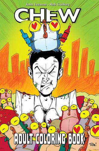 Паперова книга «Chew Adult Coloring Book», автор Джон Лейман - фото №1