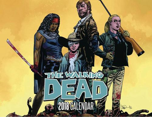 Бумажная книга «The Walking Dead 2018 Calendar», автор Роберт Киркман - фото №1