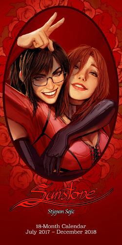 Бумажная книга «Sunstone 18-Month 2017/2018 Calendar», автор Степан Сейич - фото №1