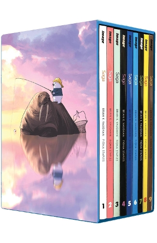 Бумажная книга «Saga Box Set: Volumes 1-9», автор Брайан К. Вон - фото №1