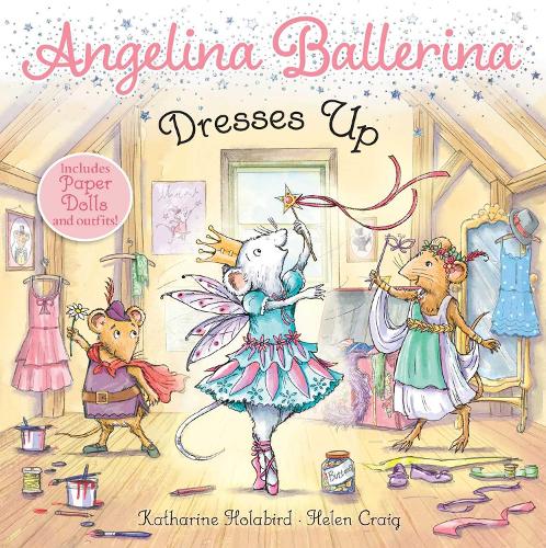 Бумажная книга «Angelina Ballerina Dresses Up», автор Кэтрин Холаберд - фото №1