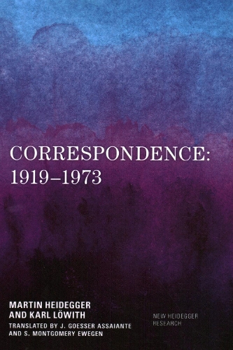 Паперова книга «Correspondence: 1919–1973», авторів Карл Льовіт, Мартін Хайдеггер - фото №1