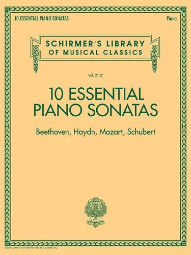 Паперова книга «10 Essential Piano Sonatas: Beethoven Haydn Mozart Schubert», автор Видавнича корпорація Гела Леонарда - фото №1