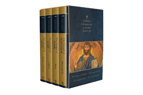 Паперова книга «Four Gospels Deluxe Boxed Set – Catholic Commentary on Sacred Scripture», авторів Мері Хілі, Пітер Вільямсон - фото №1