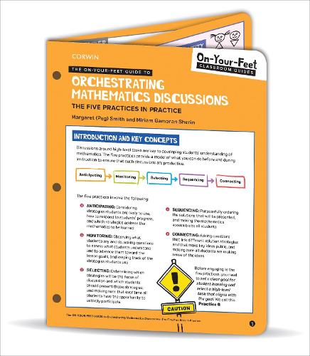 Паперова книга «The On-Your-Feet Guide to Orchestrating Mathematics Discussions: The Five Practices in Practice», авторів Маргарет (Пег) Сміт, Міріам Гаморан Шерін - фото №1