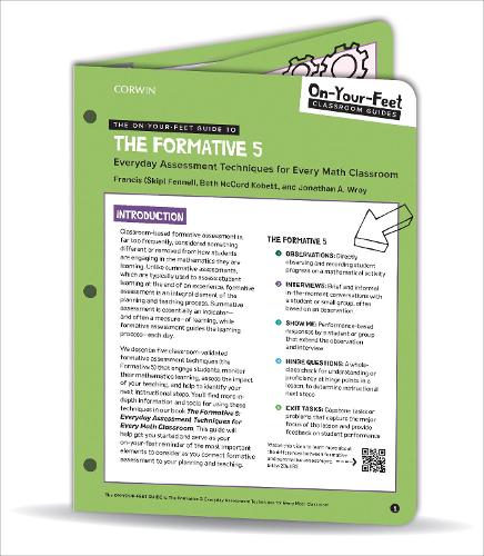 [object Object] «The On-Your-Feet Guide to The Formative 5: Everyday Assessment Techniques for Every Math Classroom», авторов Бет Маккорд Кобетт, Фрэнсис (Скип) Феннелл, Джонатан А. Рей - фото №1