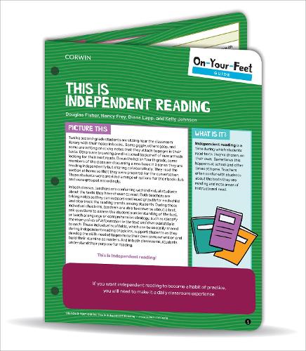 Бумажная книга «On-Your-Feet Guide: This Is Independent Reading», авторов Дайан К. Лапп, Дуглас Фишер, Келли Джонсон, Нэнси Фрей - фото №1