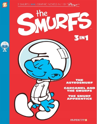 Бумажная книга «The Smurfs 3-in-1 Vol. 3: The Smurf Apprentice, The Astrosmurf, and The Smurfnapper», автор Пейо - фото №1