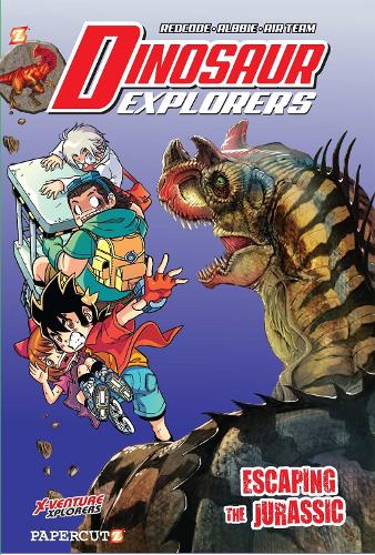 Паперова книга «Dinosaur Explorers Vol. 6: Escaping the Jurassic», авторів Air Team, Олбі, REDCODE - фото №1