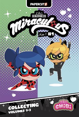 Паперова книга «Miraculous Chibi 3 in 1 Vol. 1», авторів Керрі Гарріс, Джош Трухільо - фото №1