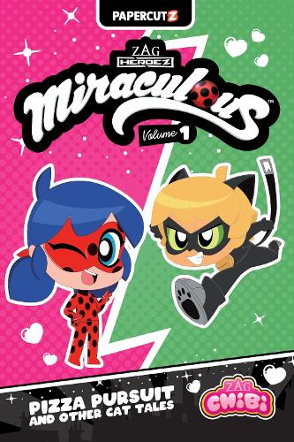 Бумажная книга «Miraculous Chibi Vol. 1: Pizza Pursuit and Other Cat Tales», авторов Кэрри Харрис, Джош Трухильо - фото №1