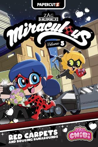 Бумажная книга «Miraculous Chibi Vol. 5: Red Carpets and Rousing Runarounds», авторов Кэрри Харрис, Джереми Уитли, Сара Кук - фото №1