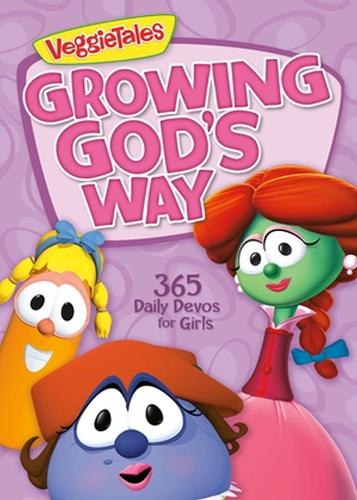 Бумажная книга «Growing God's Way: 365 Daily Devos for Girls», автор VeggieTales - фото №1
