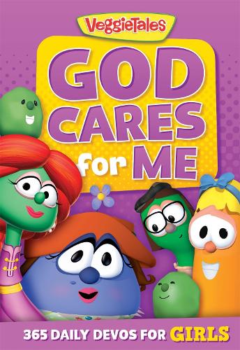 Бумажная книга «God Cares for Me: 365 Daily Devos for Girls», автор VeggieTales - фото №1
