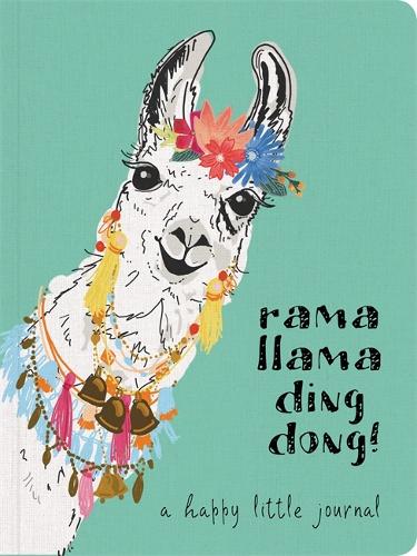 Паперова книга «Rama Llama Ding Dong Textured Paperback Journal: A Happy Little Journal», автор Еллі Клер - фото №1