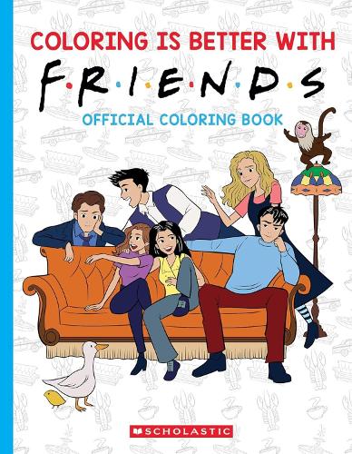 Бумажная книга «Coloring is Better with Friends: Official Friends Coloring Book», автор Схоластик - фото №1