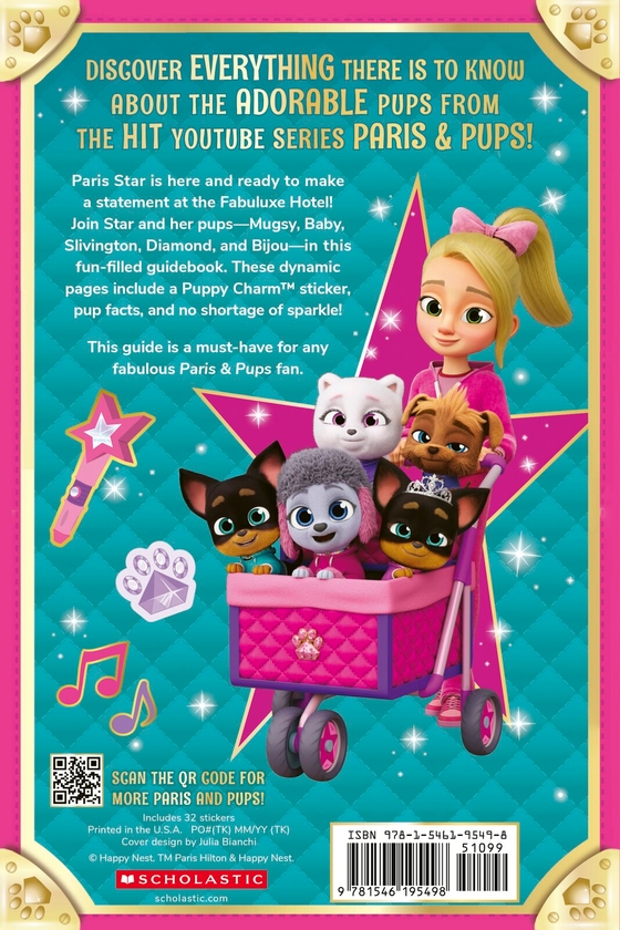 Бумажная книга «Paris & Pups: Glamazing Guidebook», автор Sсholastiс Inс. - фото №1