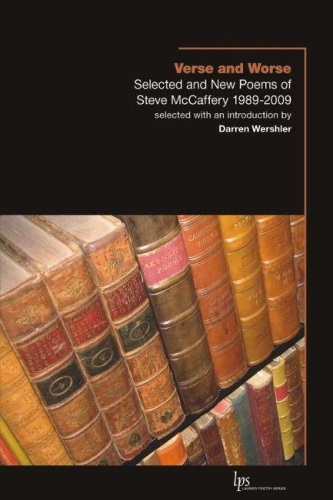 Паперова книга «Verse and Worse: Selected and New Poems of Steve McCaffery 1989-2009», автор Стів МакКаффері - фото №1