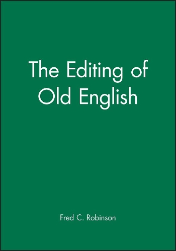 Бумажная книга «The Editing of Old English», автор Фред К. Робинсон - фото №1