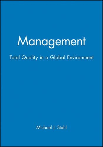 Бумажная книга «Management: Total Quality in a Global Environment», автор Майкл Дж. Шталь - фото №1