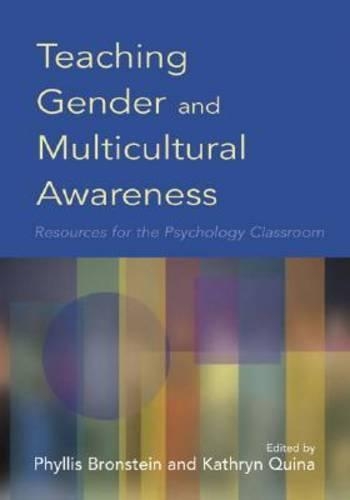 Паперова книга «Teaching Gender and Multicultural Awareness: Resources for the Psychology Classroom», авторів Кетрін Квіна, Філліс Бронштейн - фото №1