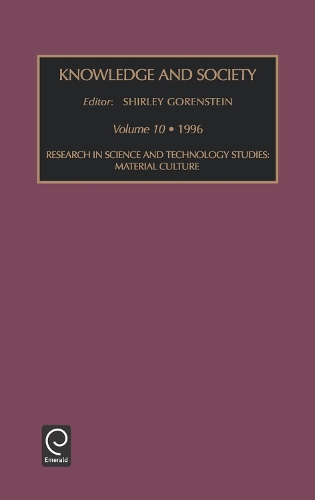 Паперова книга «Research in Science and Technology Studies: Material Culture», автор Ширлі Горенштейн - фото №1