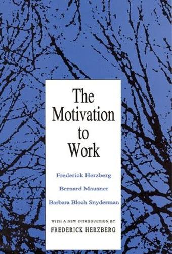 Бумажная книга «Motivation to Work», автор Фредерик Херцберг - фото №1